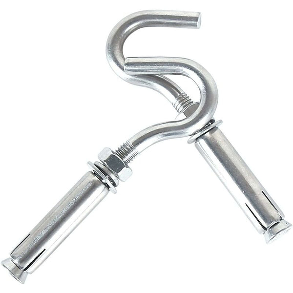 M10 304 Stainless Steel Expansion Bolts Anchors Open Hook Screws 5 Pack Screws & Bolts