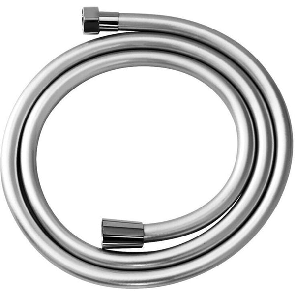 2M Extra Long Smooth Chrome Shower Hose (G1/2) Shower Hoses
