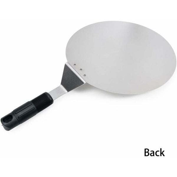 Round Stainless Steel Pizza Peel With Non Slip Handle Ideal For Cakes Pizzas Pies Pizza Paddles