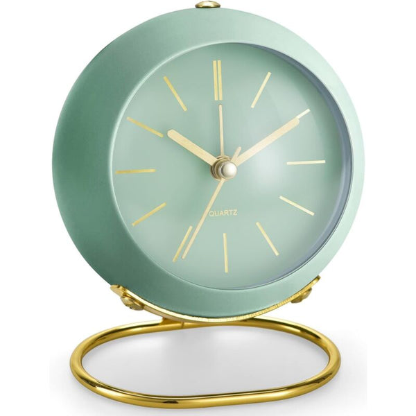 Retro Non Ticking Analog Alarm Clock With Night Light Silent Easy Operation And Loud Gift For Mom Alarm Clocks & Clock Radios