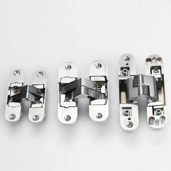3D Invisible Hinge. Satin Stainless Steel. 2 Pieces 2395Mm (Left + Right) Door Hinges