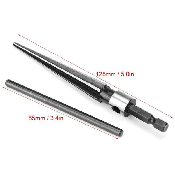 Hand Reamer Bridge Pin Hole T Shaped Tapered Hexagonal Handle Drilling Tool Power Drill Bits