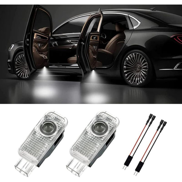2 Pcs Door Light Entry Lighting Projection Car Projector For A1 / A3/ A4/ A5/ A6/ Q3/ Q5/ Q7/ A7/ A8/ R8 Interior Lights