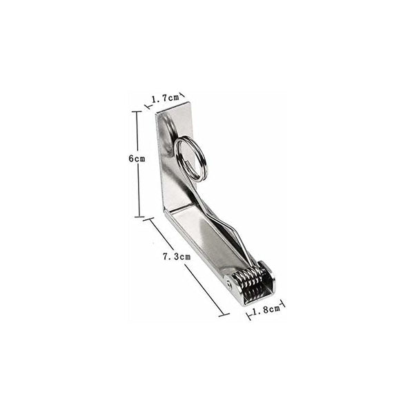 4 Pcs Tablecloth Clips Set Stainless Steel Anti Slip Spring Loaded Holder Table Cloths