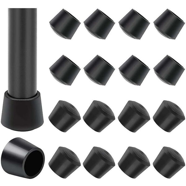 16 Pack Chair Leg Protectors Caps Rubber Protection End Inner Diameter Inch / 25Mm Furniture Parts