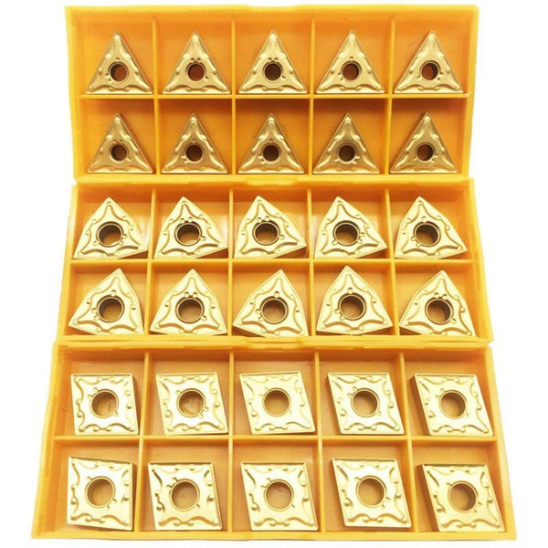 30 Pcs Cnmg 431 + Wnmg Tnmg 331 Cnc Indexable Solid Carbide Blades For Lathe Turning Tool Holder. Other Power Tools