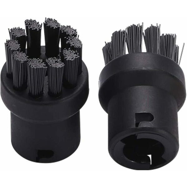 Brass Wire Round Brush Set For Karcher Sc1 Sc2 Ctk10 Ctk20sc3 Sc4 Sc5 Steam Cleaner (2 Black Yellow) Cleaning Brushes