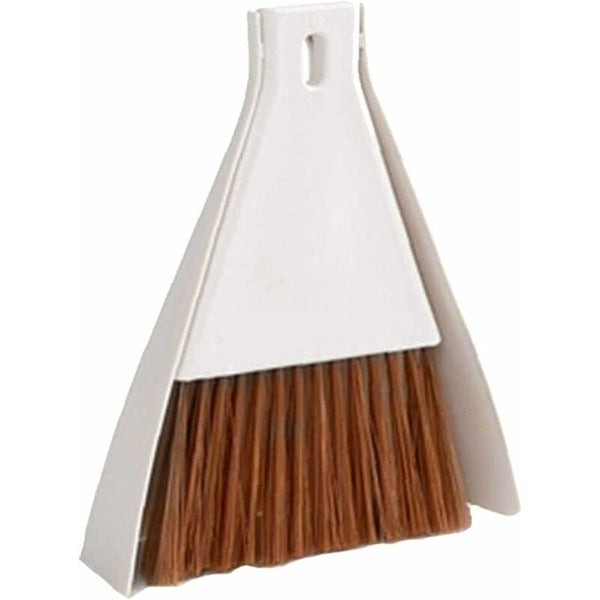 1Set Mini Dustpan Brush Sets Cleaning For Table Desk Countertop Keyboard Car Camping (Beige) Dusters