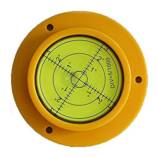 90Mm Precision Round Spirit Level With Mounting Holes For Motorhome Other Motorcycle Accessories