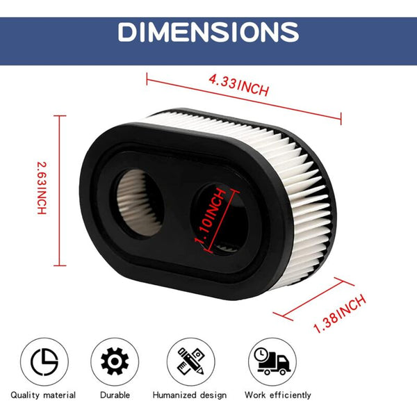 2 Pcs Lawn Mower Air Filter For Briggs And Stratton 798452 5432 Engine Parts Lawn Mowers