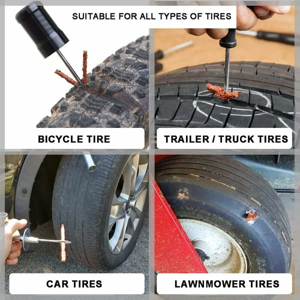 30 Pcs Tire Repair Strips Car Tubeless Wick Tyre Accessories