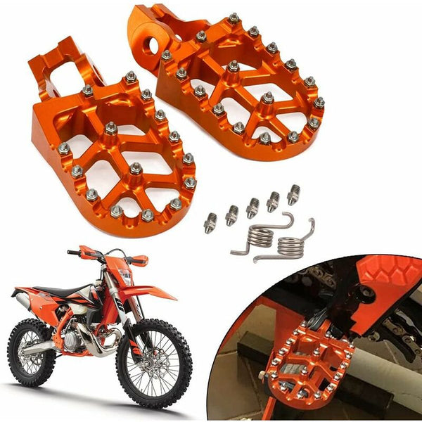 Repose Pieds Cnc Mx Pour Moto 85 125 150 250 300 350 450 500 Sx Xc W F Exc Factory Edtion Pedals