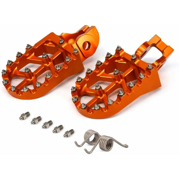 Repose Pieds Cnc Mx Pour Moto 85 125 150 250 300 350 450 500 Sx Xc W F Exc Factory Edtion Pedals