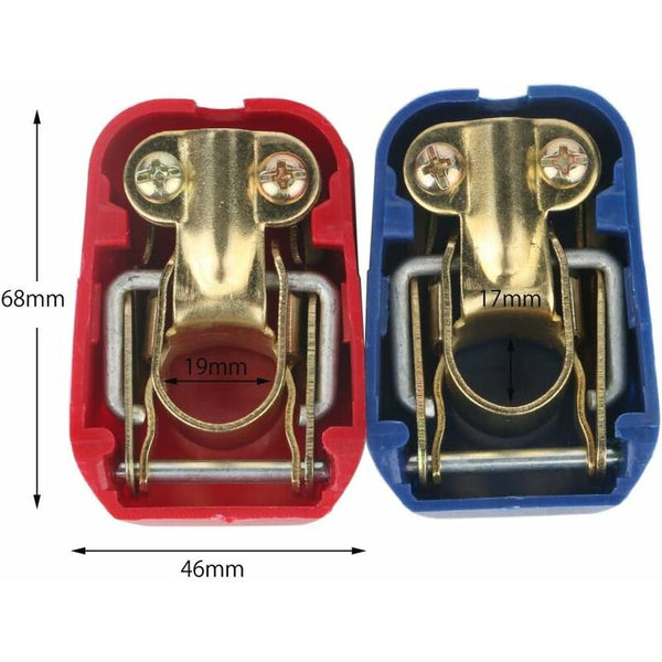 2 Pack Quick Release Battery Terminals 12V Connectors Switch For Battery Testers