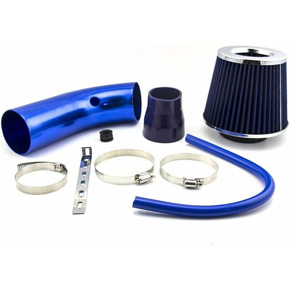 Universal Performance Cold Air Intake Filter Aluminum Induction Hose Pipe For Car And Automotive Mouldings Trim