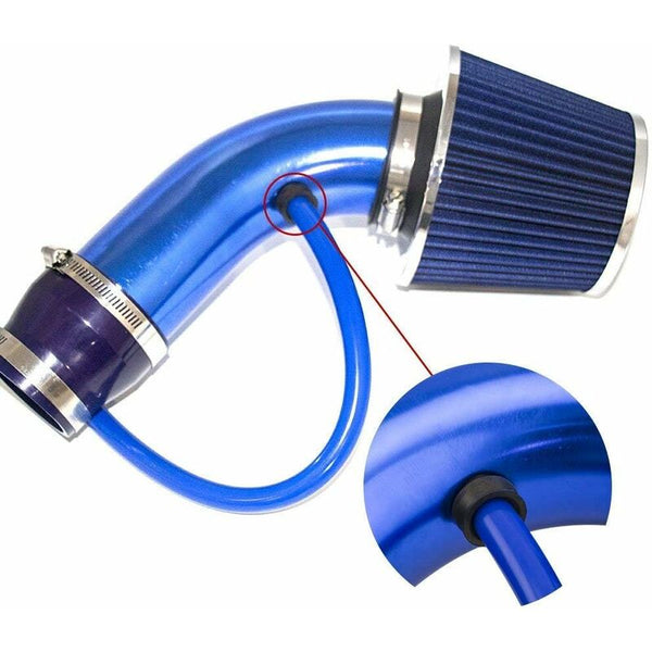 Universal Performance Cold Air Intake Filter Aluminum Induction Hose Pipe For Car And Automotive Mouldings Trim