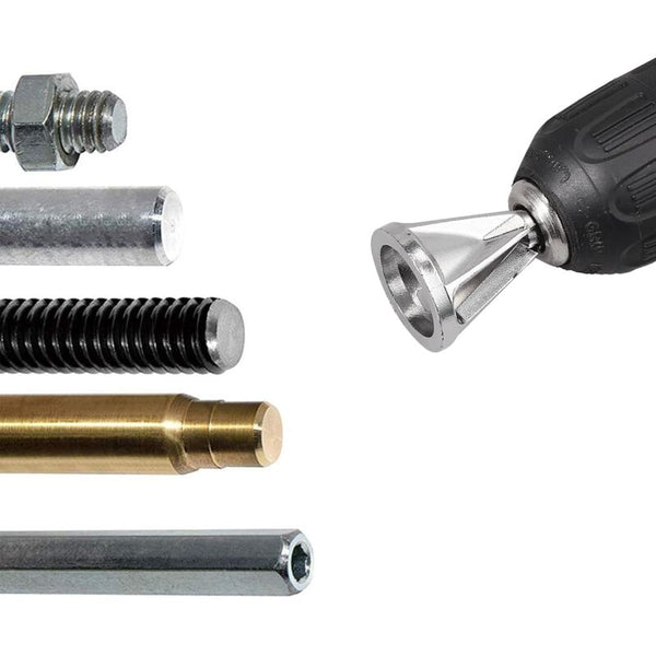 External Chamfer Deburring Tool For Drill Bit Burr Removal Quickly Repairs Damaged Metal Deburring Tools
