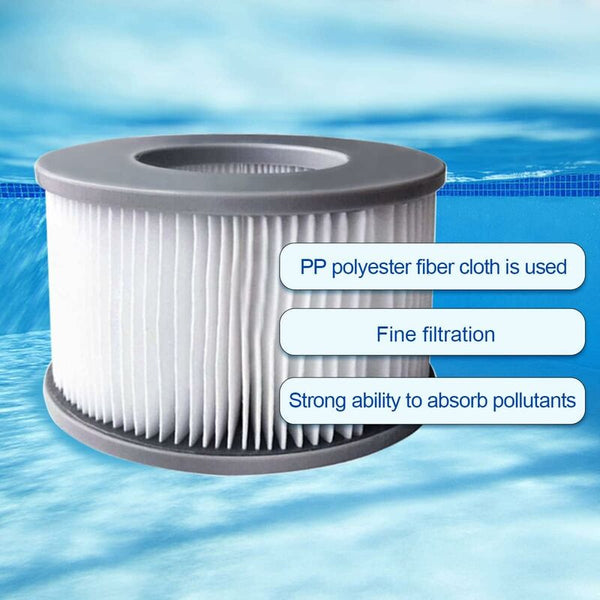 2 Pack Replacement Filters For Mspa Fd2089 Cartridge Pump Swimming Pools Hot Tubs And Spas Pool Filters