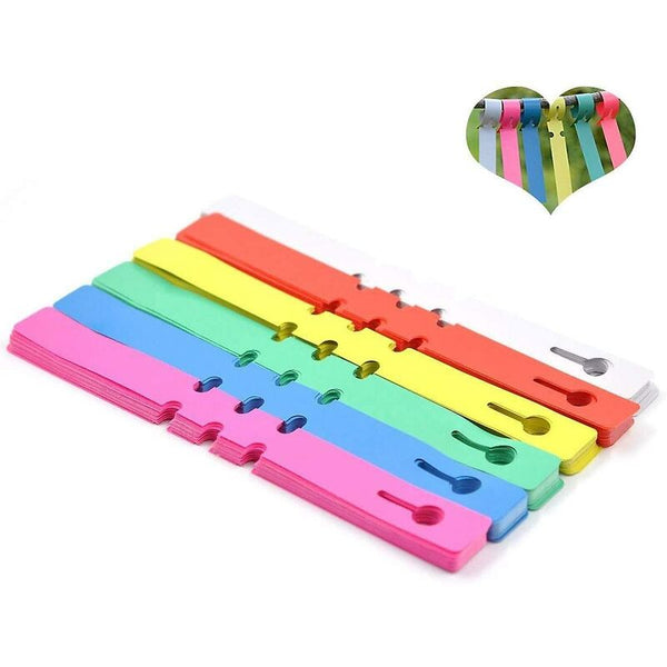 120 Pack Waterproof Hanging 6 Colors Plant Labels