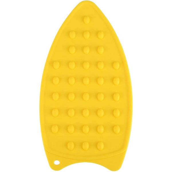 Yellow Silicone Iron Rest Pad Heat Resistant Non Slip Mat 26.5Cm Ironing Board Covers & Accessories