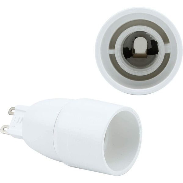 4X Lamp Socket Adapter G9 To E14 In White Pcs Set Reformatting Converters For Sockets Incandescent Led Light Bulbs