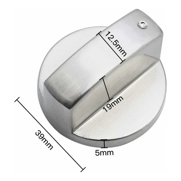 Parts Universal Metal Control Knobs Gas Stove 6Mm For Cooker Oven Hob Rangehoods