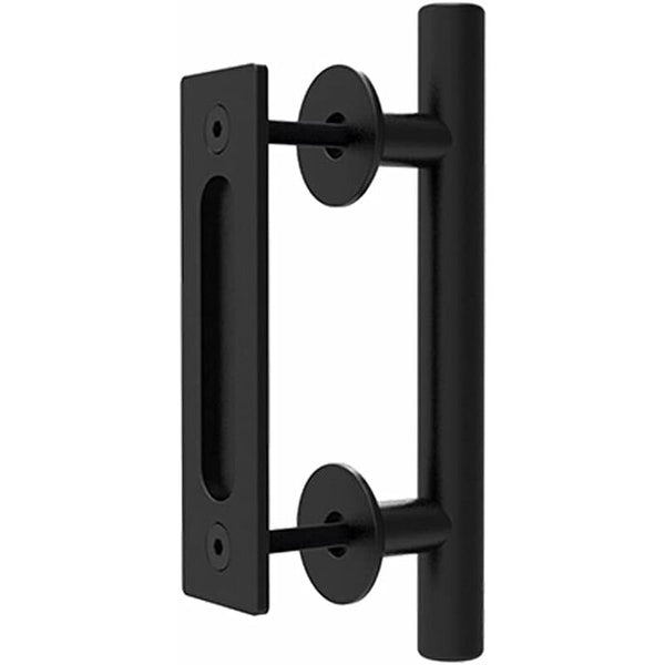 Modern Frosted Black Sliding Barn Door Handle Sliding Door Hardware