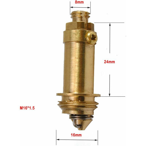 Brass Sink Drain Pipe With Spring Mechanism And Bolt Drain Cleaning Tools
