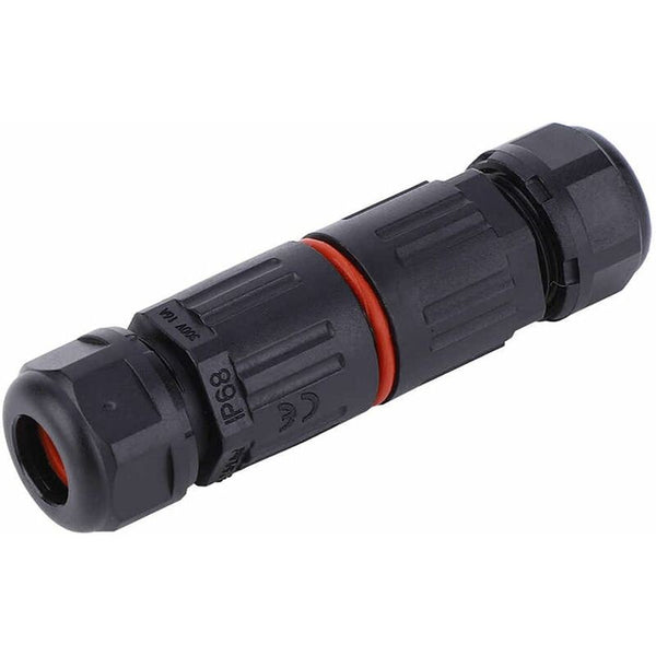Whpps 10 Pcs Ip68 Waterproof Straight Connector Junction Box Electrical Wire Cable 3 Pin Outdoor Plug Socket Wire & Cable Connectors