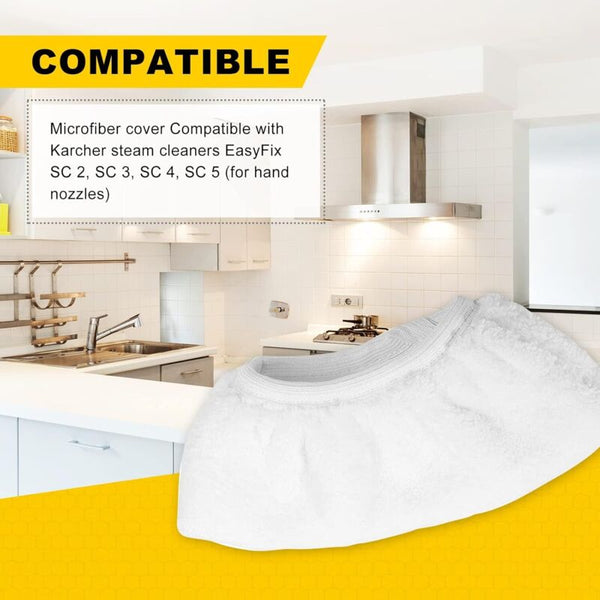 8 Pcs Microfiber Cloths For Karcher(Compatible With) Hand Nozzle Accessory Steam Cleaners Sc 1 2 3 4 5 Cleaning Towels & Cloths