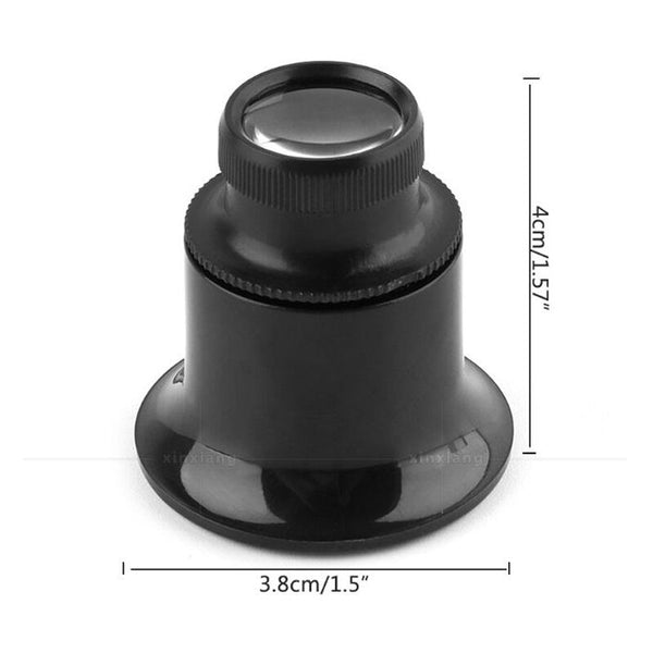 Magnifying Glasses 20X Magnification Watchmaking Tool Magnifier Loupe Set For Watching Jewelry Repair Loupes Magnifiers