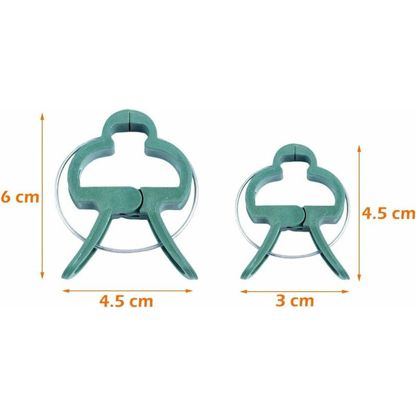 Garden For Tomatoes 40 Pcs Plant Clips Climbing Plants Reusable Support Greenhouse Gardening Plant Ties & Supports