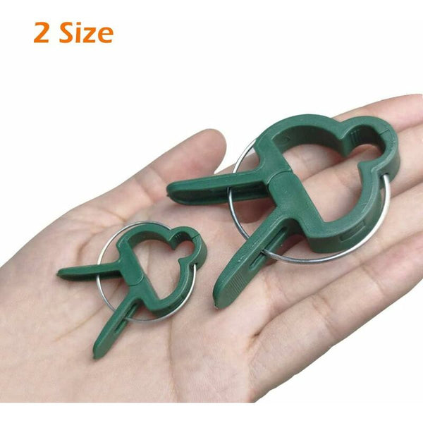 Garden For Tomatoes 40 Pcs Plant Clips Climbing Plants Reusable Support Greenhouse Gardening Plant Ties & Supports