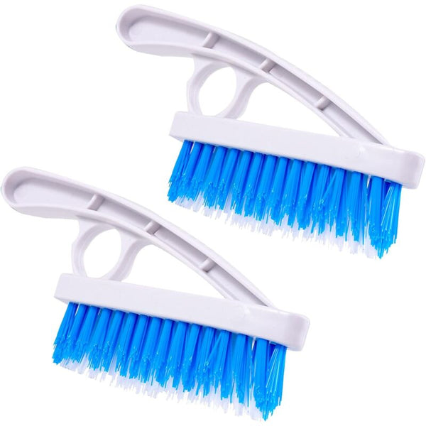 2 Pack Grout Scrub Brush Stiff Nylon Bristle For Bathtub Shower Floor & Tile Cleaning Cleaning Brushes