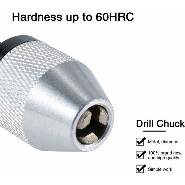Quick Change Keyless Drill Chuck With 0.3 6.5Mm Hex Shank Drill Chucks