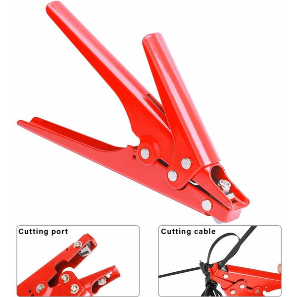 Hs 519 Self Locking Tie Cutter & Clamp All Metal For Ties Up To 0.9Cm Wide Cable Cleats Clamps & Ties