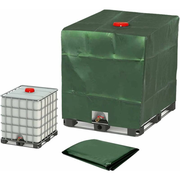 1000L Ibc Tank Cover Water Protective Dustproof Green 120 X 116 Cm Other Watering Equipment