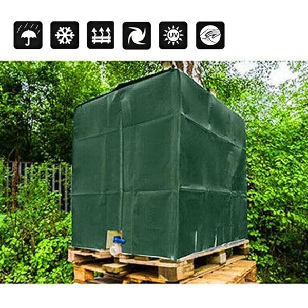 1000L Ibc Tank Cover Water Protective Dustproof Green 120 X 116 Cm Other Watering Equipment