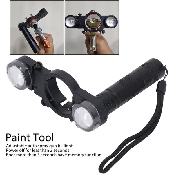 Led Paint Spray Gun Light Universal With Adjustable Brightness For Automotive And Household Paint Sprayers