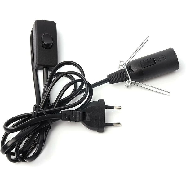 Cable Avec Interrupteur Pour Lampe Sel 18 M Douille De Lamps