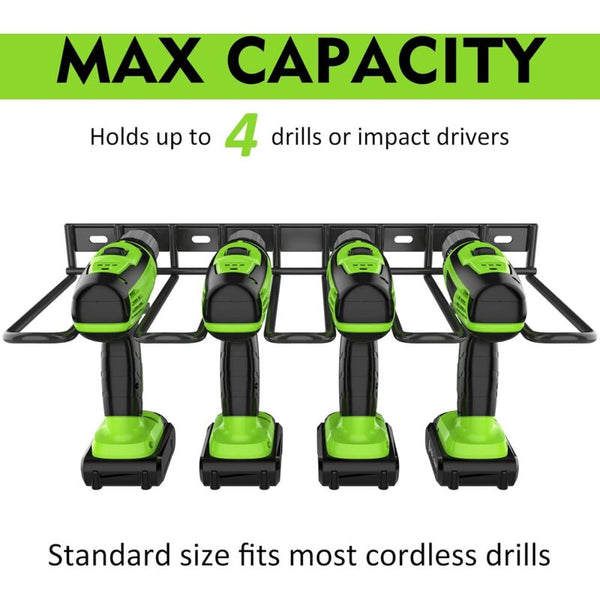 Organisateur D'outils Alectriques Mural Pour Perceusesupport Apais Robuste Garage Wall Tool Racks