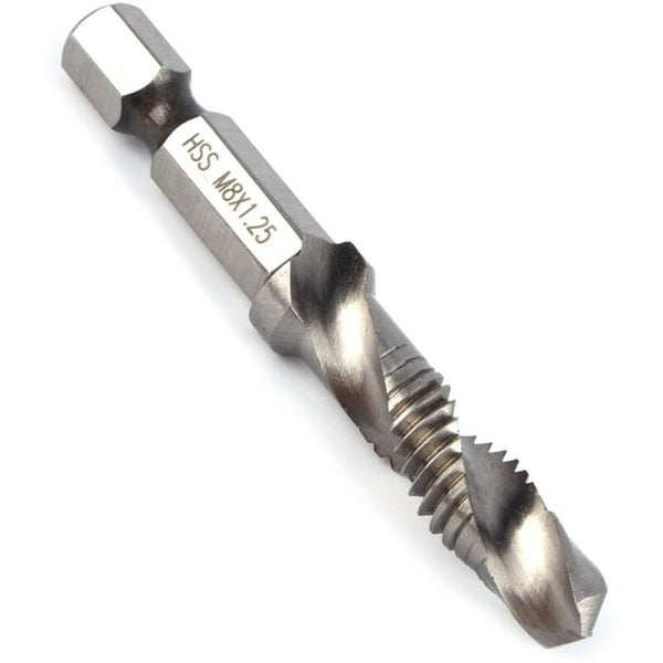 Eosnow M8 Hss Hex Shank Drill Bit And Countersink Tool Drill Bits