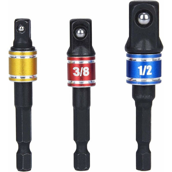 Socket Adapter 1/2 3/8 1/4 Hexagon Drill Bits Set Nut Wrench Reducer Adaptor Converter Ratchet Socket Wrenches