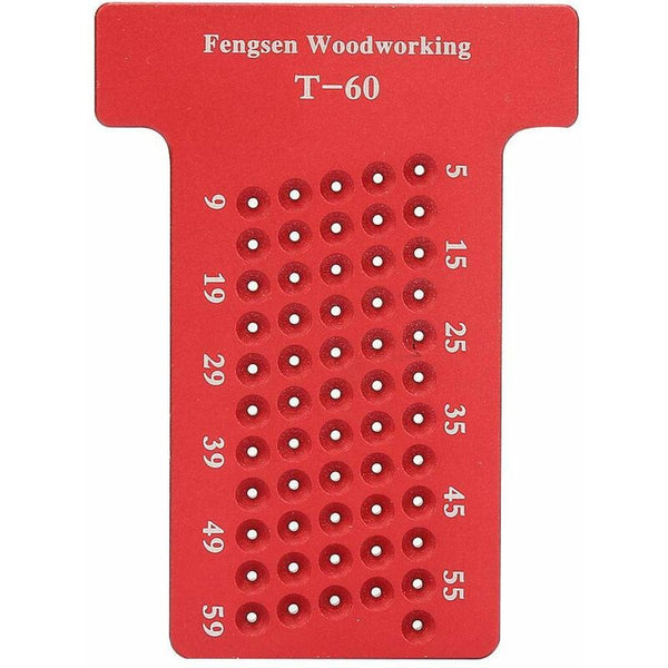 T Type Scribing Ruler: Aluminum Alloy Woodworking Marking Tool Measuring Tapes & Rulers