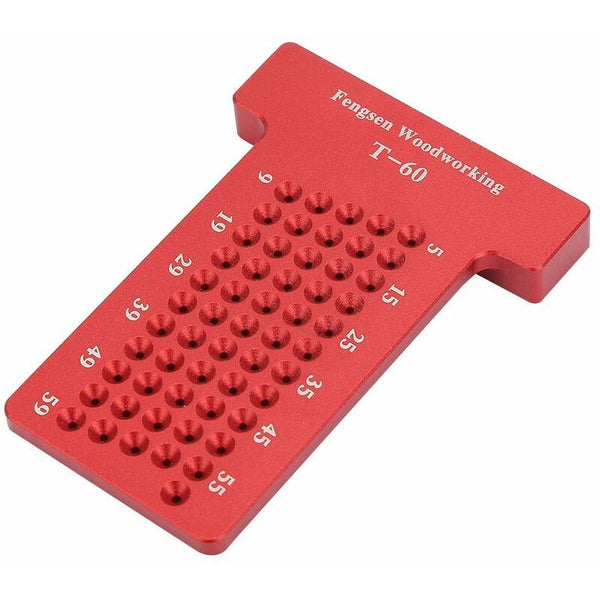 T Type Scribing Ruler: Aluminum Alloy Woodworking Marking Tool Measuring Tapes & Rulers