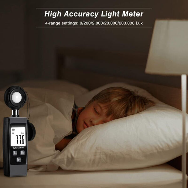 Digital Lux Meter Practical Plant Exposure Full With Waves Up To 200000 Maximum/Minimum Values Other Test Meters & Detectors