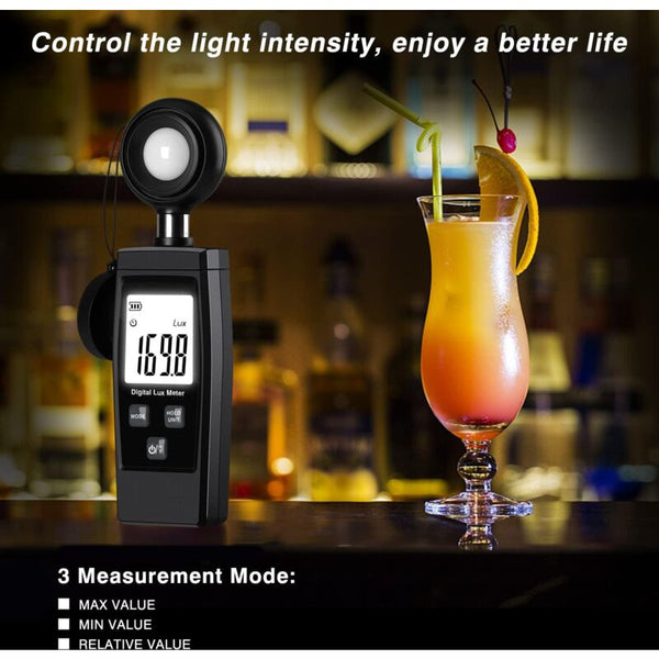 Digital Lux Meter Practical Plant Exposure Full With Waves Up To 200000 Maximum/Minimum Values Other Test Meters & Detectors