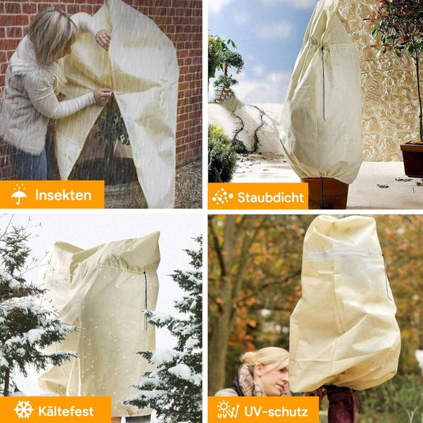 Plant Protection Cover With Zipper & Drawstring 180X120cm Other Plant Care & Accessories
