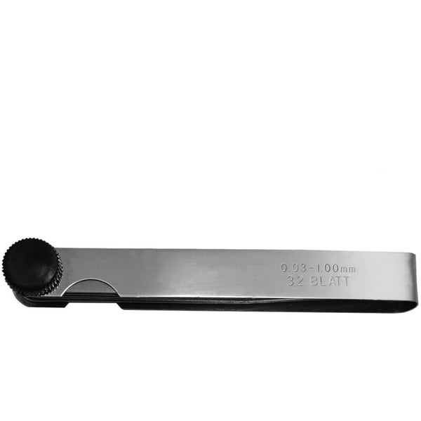 32 Blade Steel Feeler Gauge: Metric & Imperial For Gap Measurement Measuring Tapes & Rulers