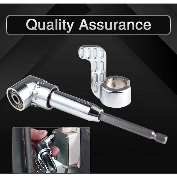 105 Degree Right Angle Drill Bit Extension Socket For Narrow Corner With Strong Magnet Hex Head Screwdriver Drill Bits